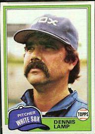 1981 Topps Traded Dennis Lamp #785 card