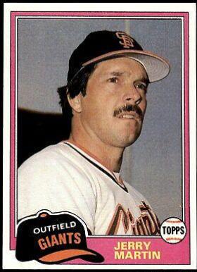1981 Topps Traded Jerry Martin #798 card