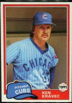 1981 Topps Traded Ken Kravec #783 card