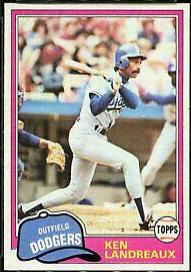 1981 Topps Traded Ken Landreaux #787 card