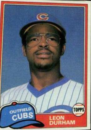 1981 Topps Traded Leon Durham #756 card