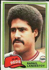 1981 Topps Traded Rafael Landestoy #786 card