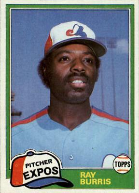 1981 Topps Traded Ray Burris #744 card