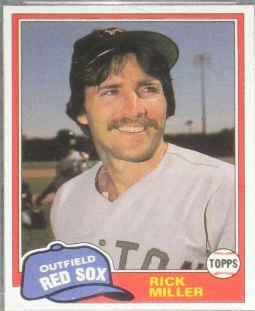 1981 Topps Traded Rick Miller #803 card