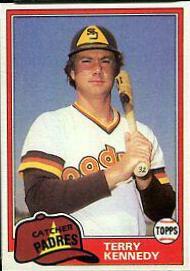 1981 Topps Traded Terry Kennedy #780 card