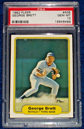 1982 Fleer George Brett #405 card