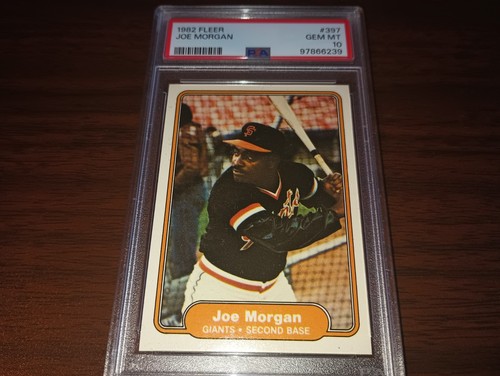 1982 Fleer Joe Morgan #397 card