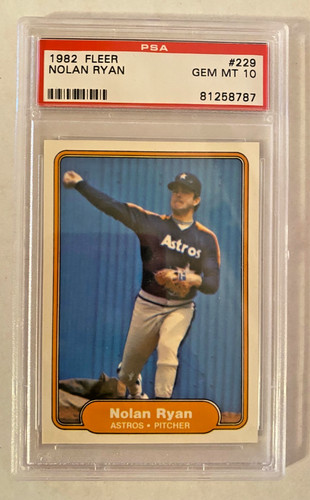 1982 Fleer Nolan Ryan #229 card