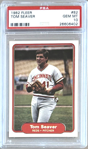 1982 Fleer Tom Seaver #82 card
