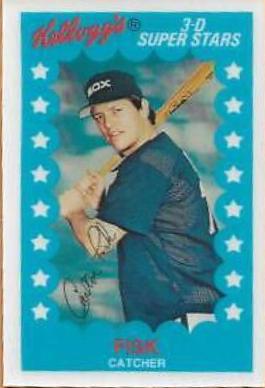 1982 Kellogg's Carlton Fisk #25 card