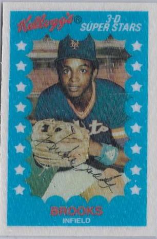 1982 Kellogg's Hubie Brooks #10 card