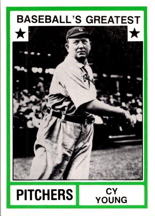 1982 TCMA Greatest Pitchers Cy Young #16 card