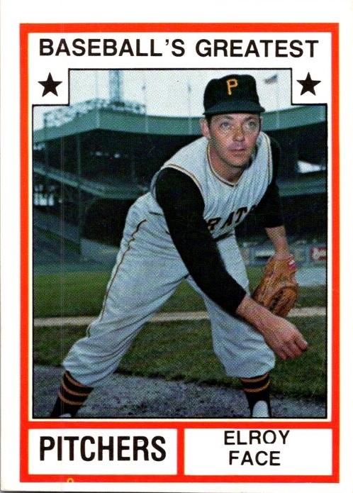 1982 TCMA Greatest Pitchers Elroy Face #12 card