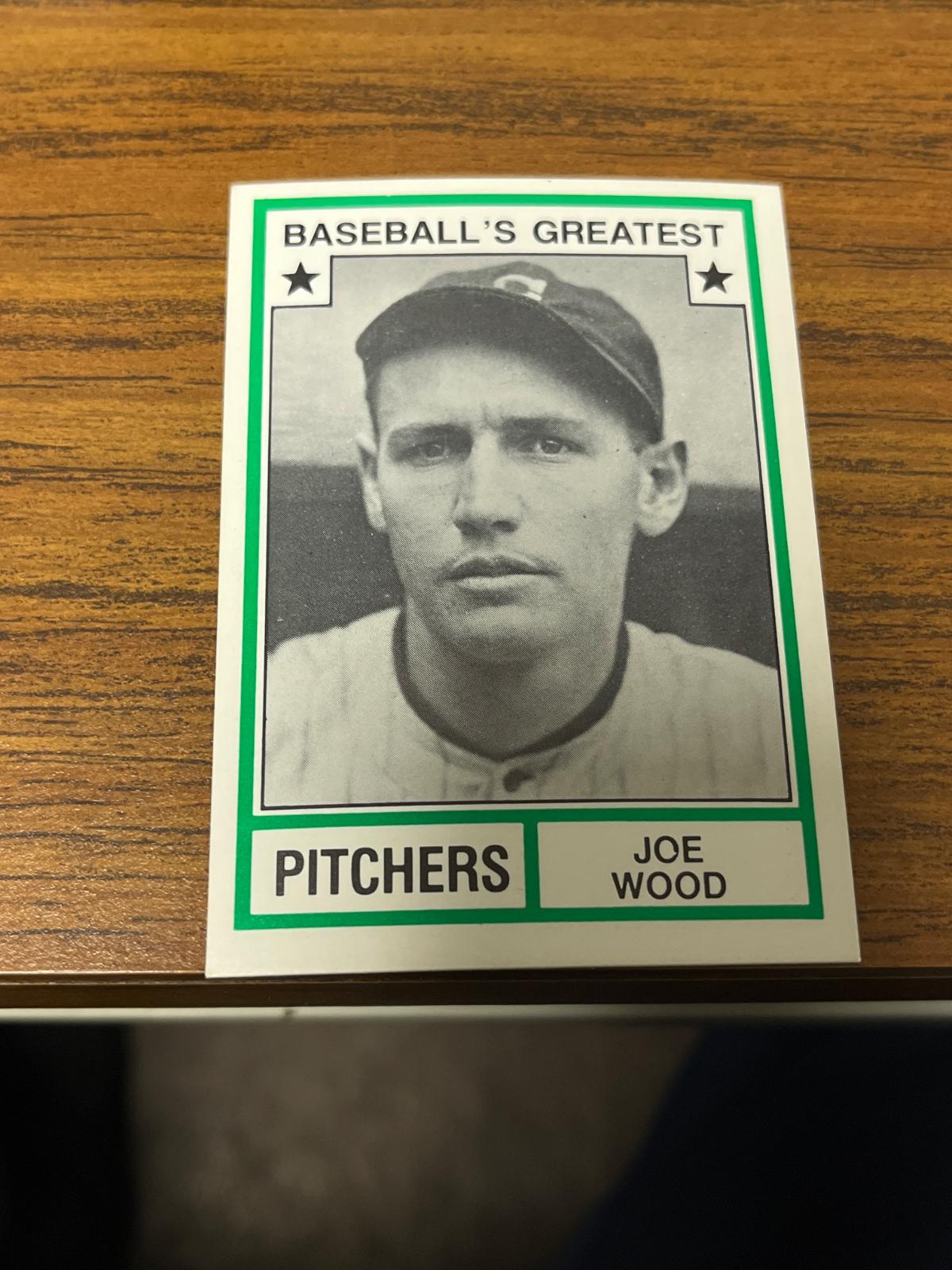 1982 TCMA Greatest Pitchers Joe Wood #40 card