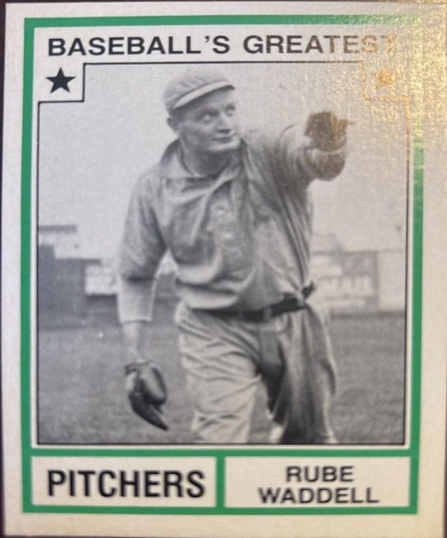 1982 TCMA Greatest Pitchers Rube Waddell #42 card