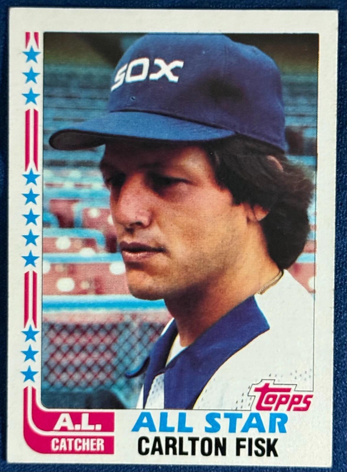 1982 Topps Carlton Fisk #554 card