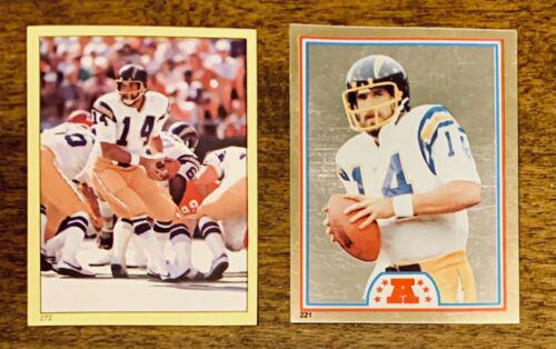 1982 Topps Stickers Dan Fouts #272 card