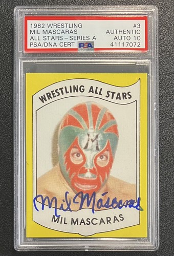 1982 Wrestling All Stars Series A Mil Mascaras #3 card