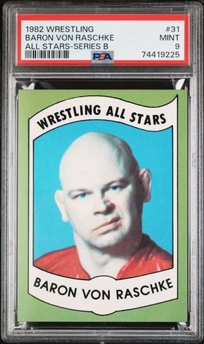 1982 Wrestling All Stars Series B Baron Von Raschke #31 card