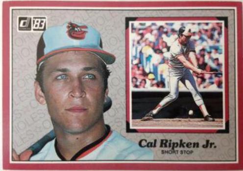 1983 Donruss Action All Stars Cal Ripken Jr. #52 card