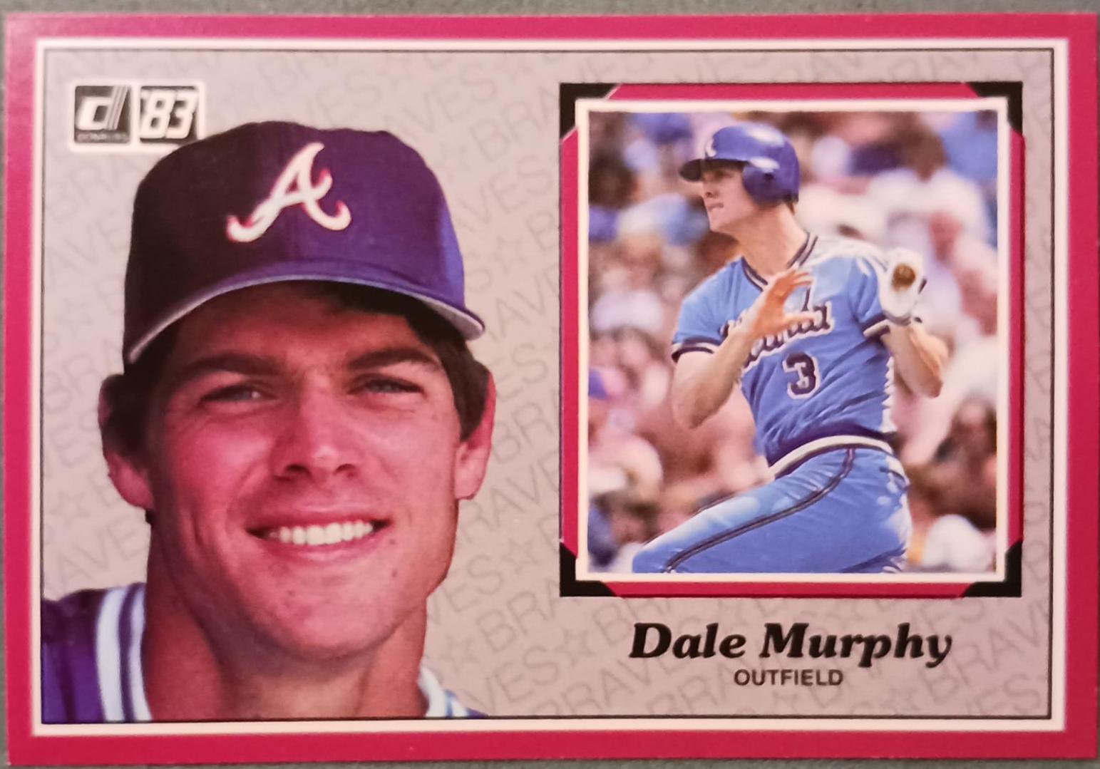 1983 Donruss Action All Stars Dale Murphy #45 card
