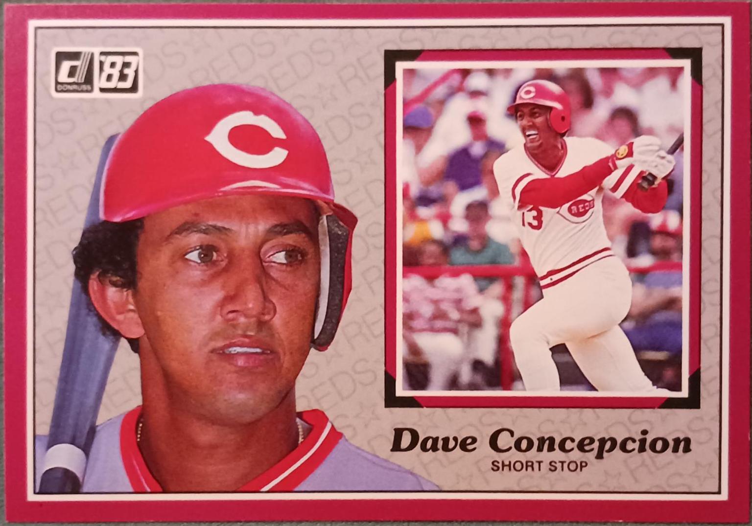 1983 Donruss Action All Stars Dave Concepcion #47 card