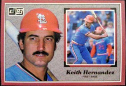 1983 Donruss Action All Stars Keith Hernandez #20 card