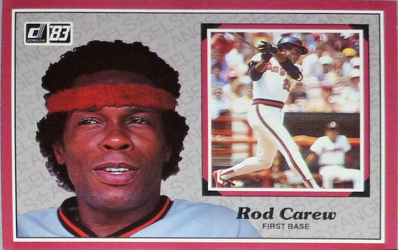 1983 Donruss Action All Stars Rod Carew #38 card
