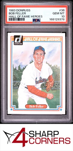 1983 Donruss Hall of Fame Heroes Bob Feller #36 card
