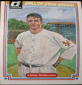 1983 Donruss Hall of Fame Heroes Christy Mathewson #3 card