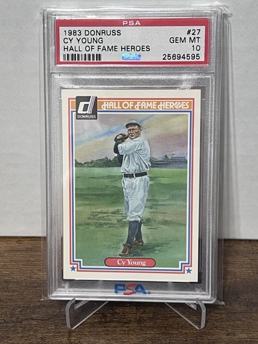 1983 Donruss Hall of Fame Heroes Cy Young #27 card