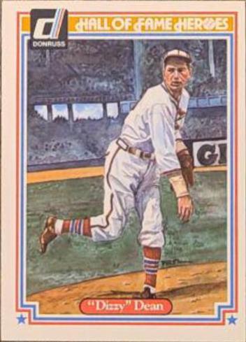 1983 Donruss Hall of Fame Heroes Dizzy Dean #29 card