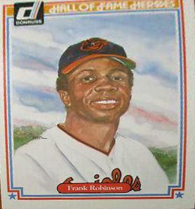 1983 Donruss Hall of Fame Heroes Frank Robinson #19 card