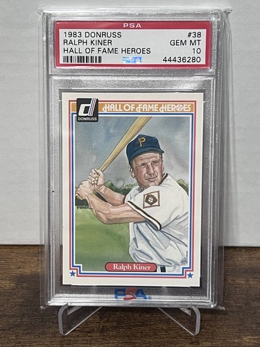 1983 Donruss Hall of Fame Heroes Ralph Kiner #38 card