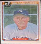 1983 Donruss Hall of Fame Heroes Red Ruffing #31 card