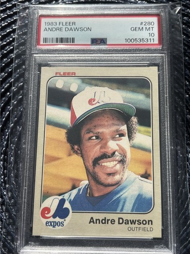 1983 Fleer Andre Dawson #280 card