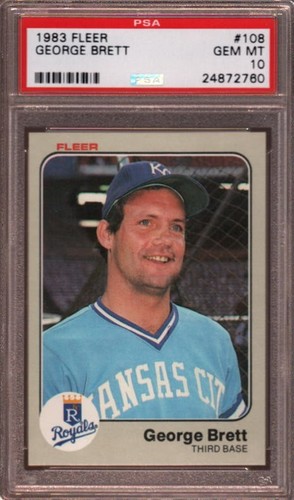 1983 Fleer George Brett #108 card