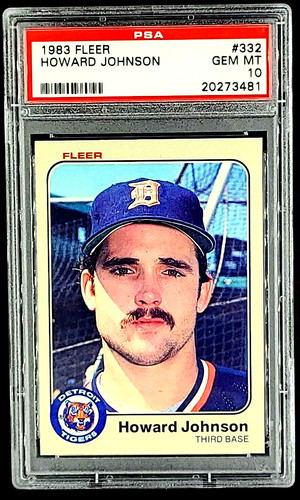 1983 Fleer Howard Johnson #332 card
