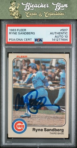 1983 Fleer Ryne Sandberg #507 card