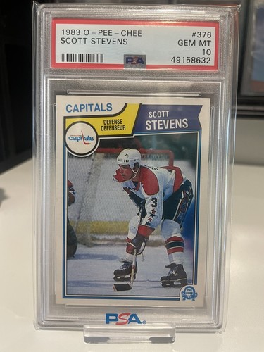 1983 O-Pee-Chee Scott Stevens #376 card