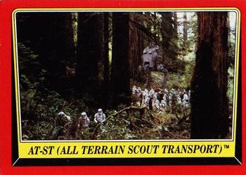 1983 : Return of the Jedi AT-ST #106 card