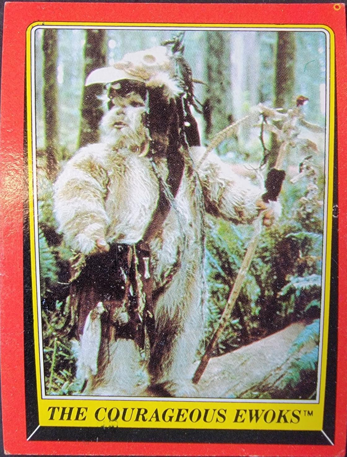 1983 : Return of the Jedi The Courageous Ewoks #103 card