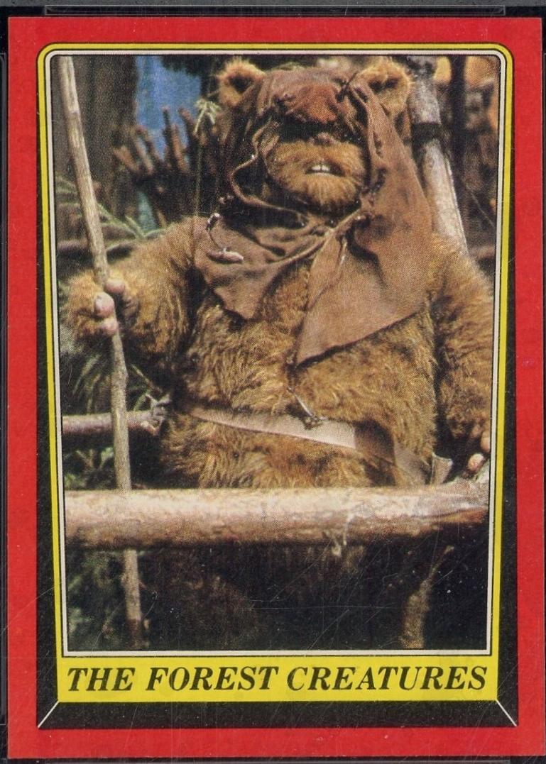 1983 : Return of the Jedi The Forest Creatures #89 card