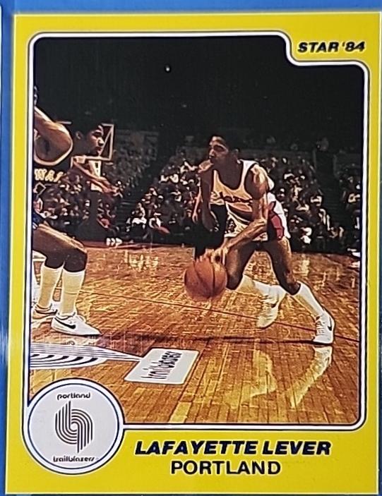 1983 Star All Rookies Lafayette Lever #5 card