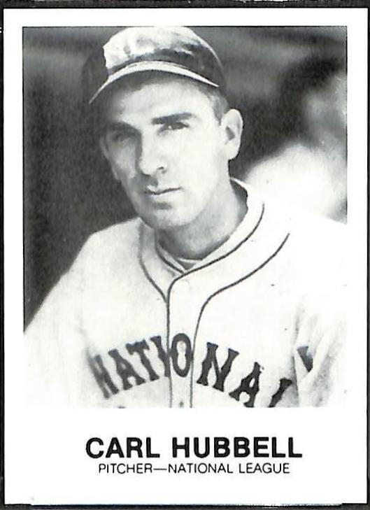 1983 TCMA Renata Galasso Carl Hubbell #16 card