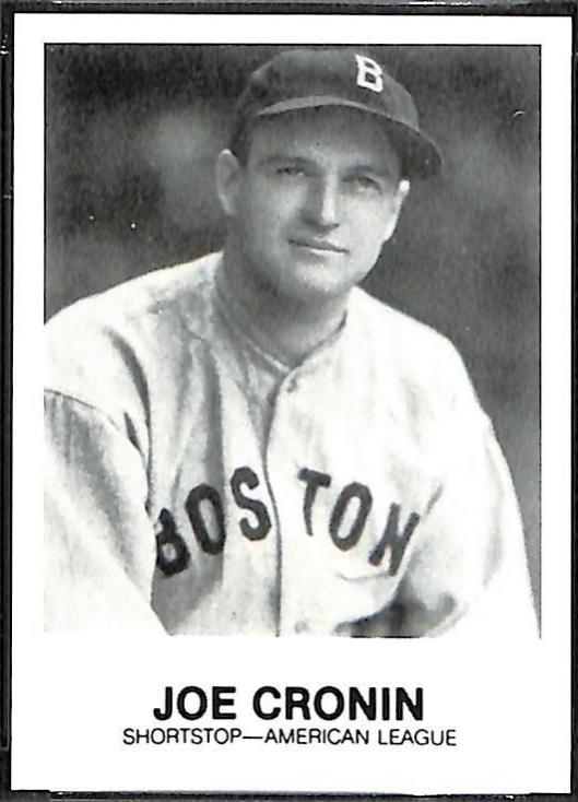 1983 TCMA Renata Galasso Joe Cronin #26 card