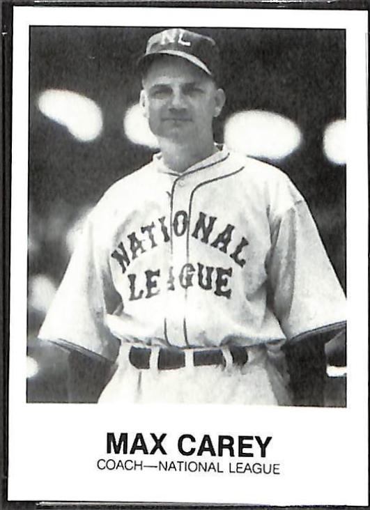 1983 TCMA Renata Galasso Max Carey #10 card