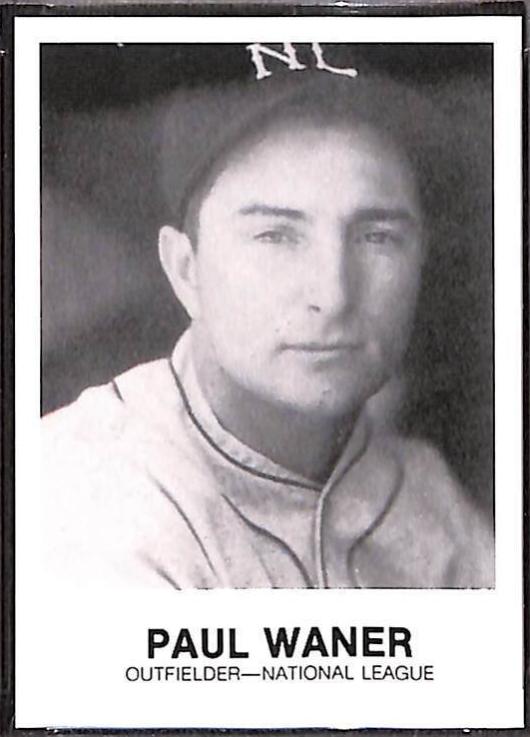 1983 TCMA Renata Galasso Paul Waner #15 card