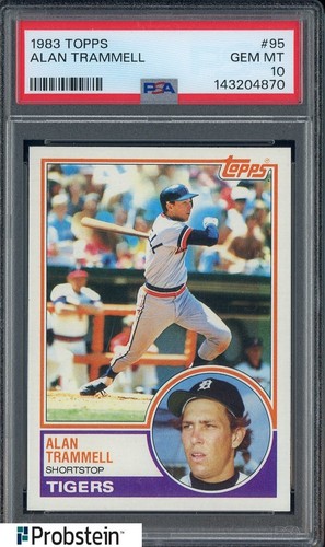 1983 Topps Alan Trammell #95 card