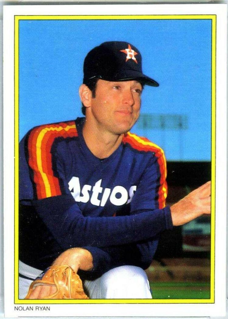 1983 Topps All Star Glossy Nolan Ryan #28 card